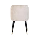 Eetkamerstoel Alicia FR white chenille fire retardant - Richmond Interiors