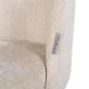 Eetkamerstoel Alicia FR white chenille fire retardant - Richmond Interiors