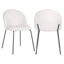 Eetkamerstoel Alyssa cream fusion (Set of 2) - Richmond Interiors
