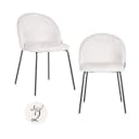 Eetkamerstoel Alyssa cream fusion (Set of 2) - Richmond Interiors