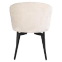 Eetkamerstoel Amphara FR white chenille fire retardant - Richmond Interiors