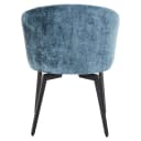 Eetkamerstoel Amphara blue chenille fire retardant - Richmond Interiors