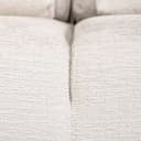 Bank Lund cream fusion 3-seater + ottoman left - Richmond Interiors