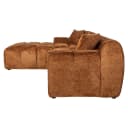 Bank Cube lovely cinnamon 3-seater + lounge left - Richmond Interiors