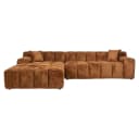 Bank Cube lovely cinnamon 3-seater + lounge left - Richmond Interiors