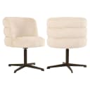Eetkamerstoel Alexander Jones cream fusion swivel (Chadwick) - Richmond Interiors
