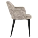 Eetkamerstoel Giovanna trendy nature / khaki velvet fire retardant - Richmond Interiors