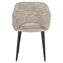 Eetkamerstoel Giovanna trendy nature / khaki velvet fire retardant - Richmond Interiors