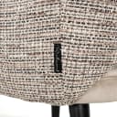Eetkamerstoel Giovanna trendy nature / khaki velvet fire retardant - Richmond Interiors