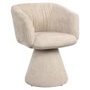 Eetkamerstoel Madeline cream unicorn swivel - Richmond Interiors