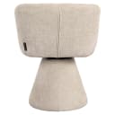 Eetkamerstoel Madeline cream unicorn swivel - Richmond Interiors