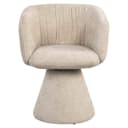 Eetkamerstoel Madeline cream unicorn swivel - Richmond Interiors