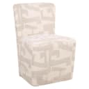 Eetkamerstoel Lorain beige graffic on wheels - Richmond Interiors
