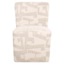 Eetkamerstoel Lorain beige graffic on wheels - Richmond Interiors