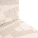 Eetkamerstoel Lorain beige graffic on wheels - Richmond Interiors