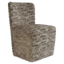 Eetkamerstoel Lorain greige on wheels - Richmond Interiors