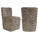 Eetkamerstoel Lorain greige on wheels - Richmond Interiors
