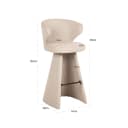 Barstoel Gatsbi biscotti - Richmond Interiors
