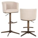 Barstoel Cheyenne biscotti swivel - Richmond Interiors