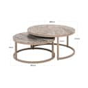 Salontafel Fairfax clay (Set of 2) - Richmond Interiors