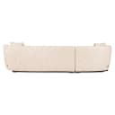 Bank Pandora beige angora lounge left - Richmond Interiors