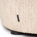 Bank Pandora beige angora lounge left - Richmond Interiors