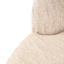 Bank Pandora beige angora lounge left - Richmond Interiors