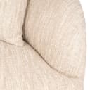 Bank Pandora beige angora lounge left - Richmond Interiors