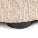 Bank Pandora beige angora lounge right - Richmond Interiors