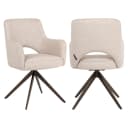 Eetkamerstoel Ginerva biscotti swivel - Richmond Interiors