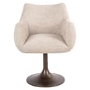 Eetkamerstoel Aldo natural linear swivel - Richmond Interiors