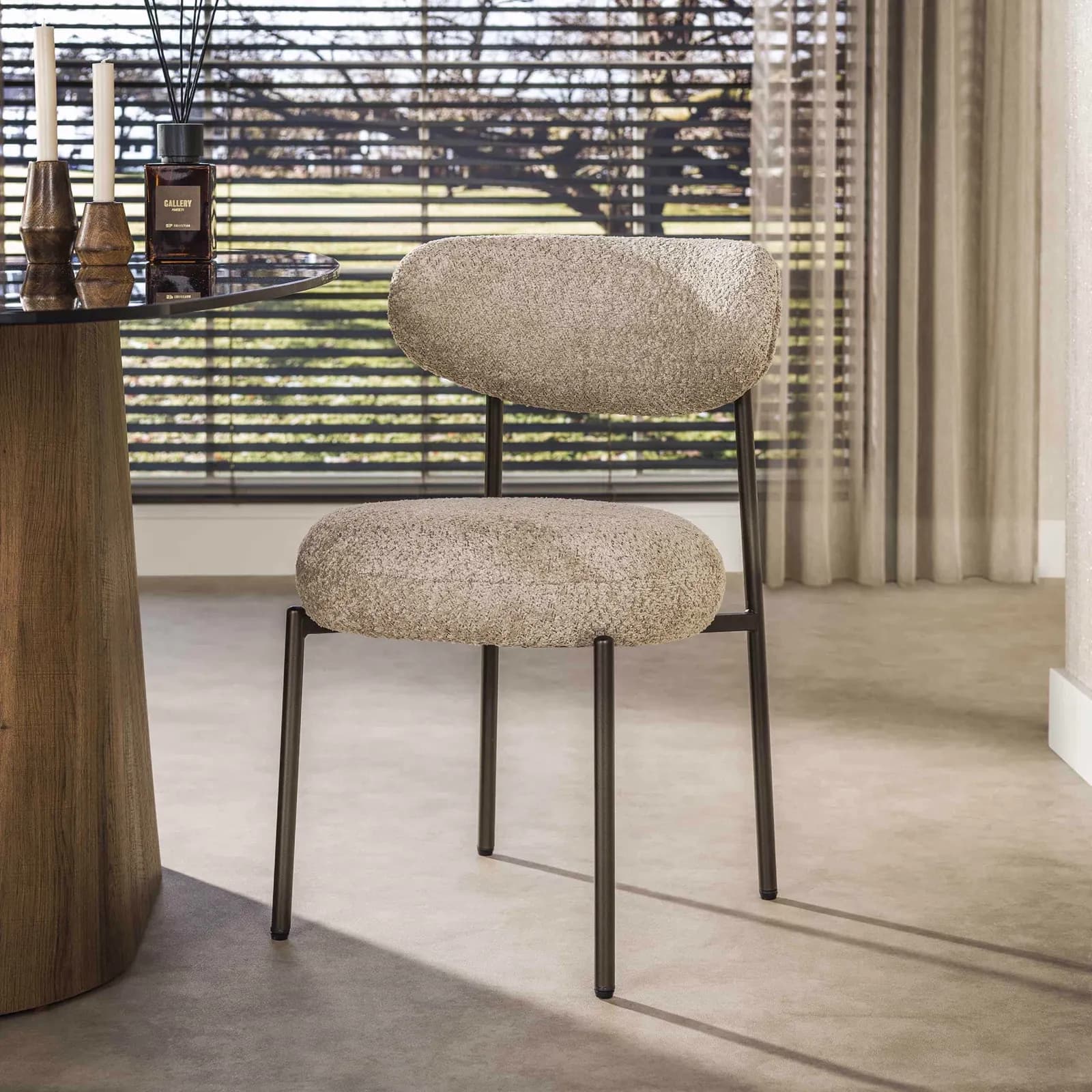 Eetkamerstoel Round Cargo Sand