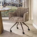 Armstoel Raster Hoven champagne-bruin
