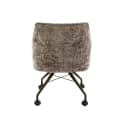 Armstoel Raster Hoven champagne-bruin