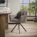 Armstoel Raster Hoven taupe-bruin