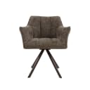 Armstoel Raster Hoven taupe-bruin