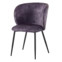 Perano Stoel - fabric Adore 29 Dark grey - Tower Living
