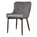 Oledo Stoel - fabric Bluvel 14 grey - Tower Living