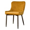 Oledo Stoel - fabric Bluvel 68 yellow - Tower Living