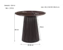 Salontafel Salvator Walnut 50cm - Livingfurn