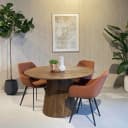 Eettafel Salvator 130cm - Livingfurn