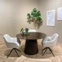 Eettafel Salvator Walnut 130cm - Livingfurn