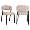 Eetkamerstoel Zeno beige leopard - Richmond Interiors