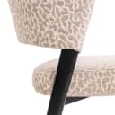 Eetkamerstoel Zeno beige leopard - Richmond Interiors