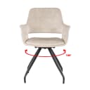 Capp Beige Velvet - Livingfurn