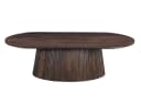 Salontafel Salvator Walnut Oval 120 - Livingfurn