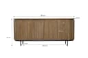 Dressoir Lausanne 180cm - Livingfurn