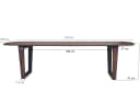Eettafel Cortez 270 cm - Livingfurn