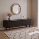 TV Meubel Tobago Espresso 210cm - Livingfurn