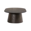 Salontafel Novero Espresso Oval 120cm - Livingfurn